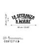 Wallity La Speranza 2 Accesorio decorativo de pared de metal Negro